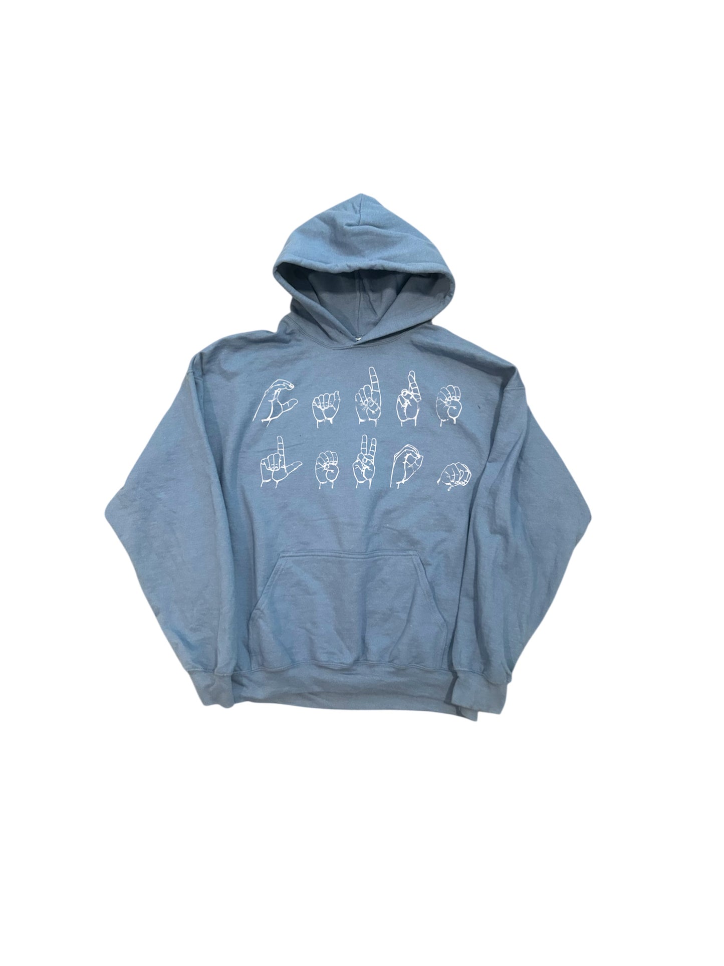 Vintage Cyan Hoodie
