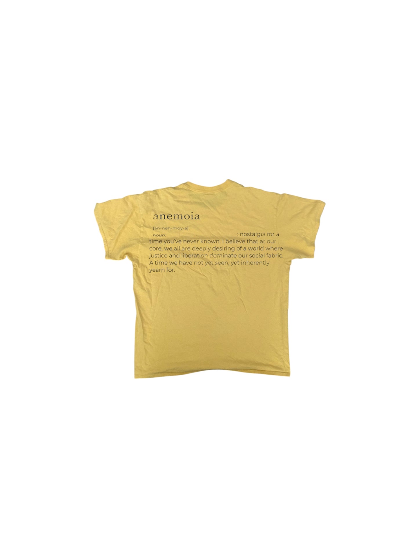 cropped yellow tee