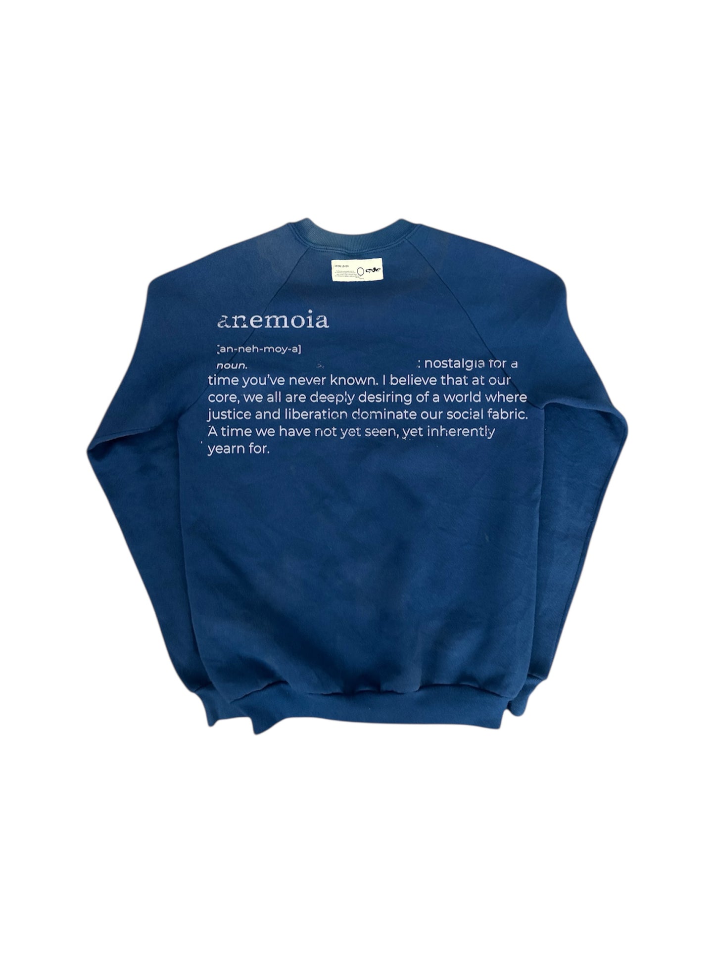 80s Vintage Blue Crewneck