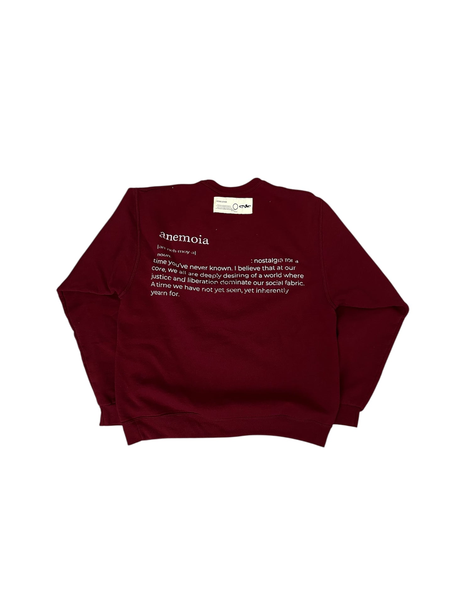 red crewneck