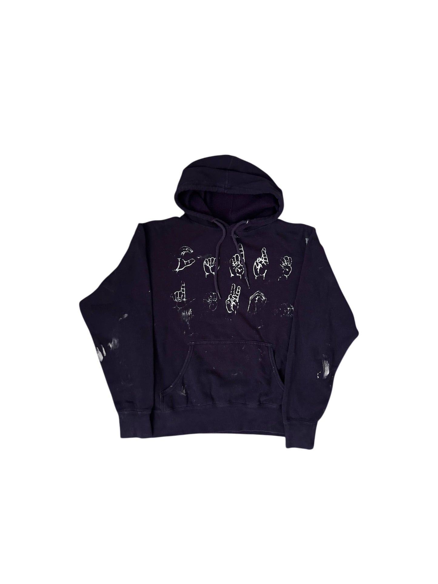 vintage purple hoodie misprint