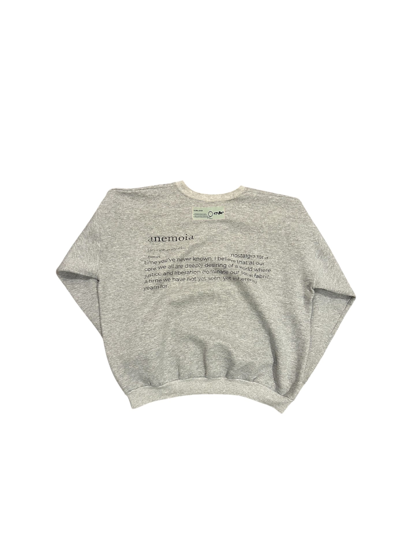 vintage grey crewneck