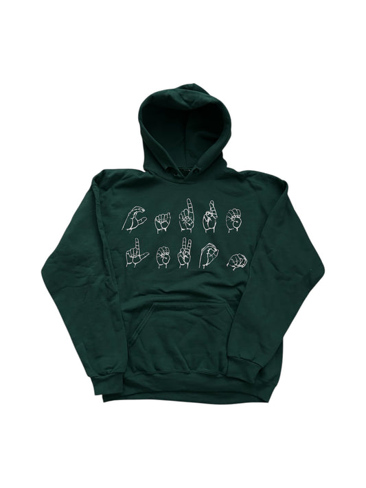 Green Oversized Hoodie