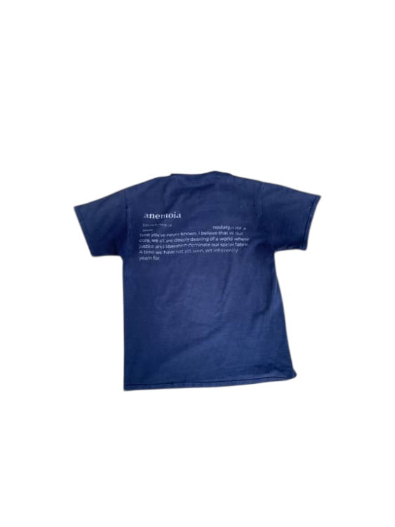 Vintage blue pocket tee