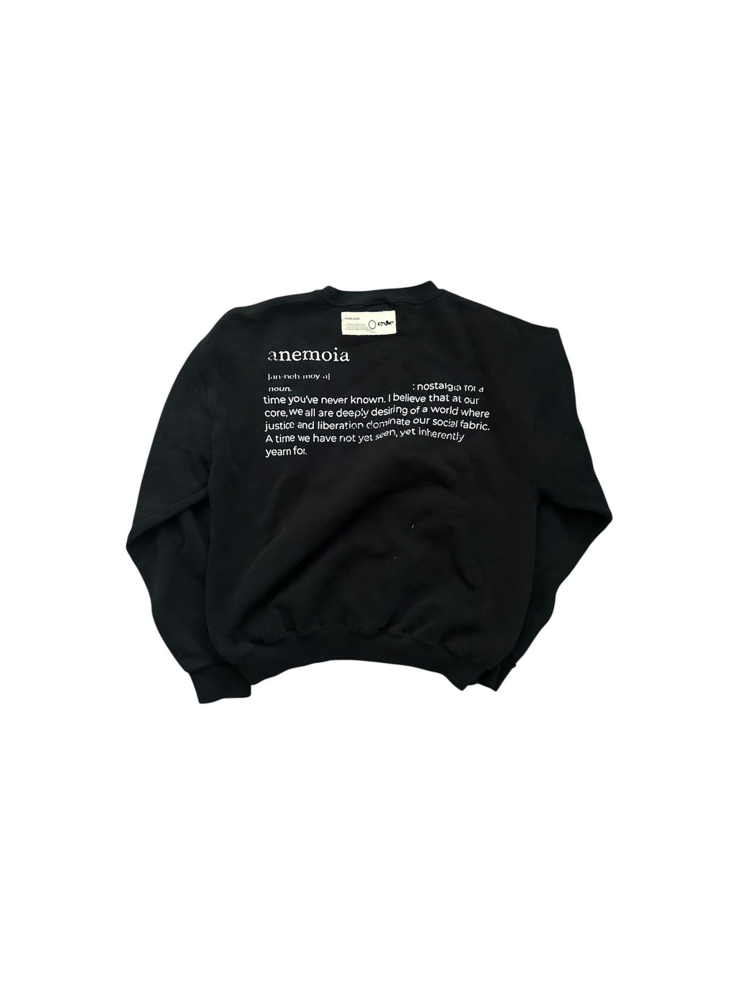 80s cropped distressed russel anemoia crewneck