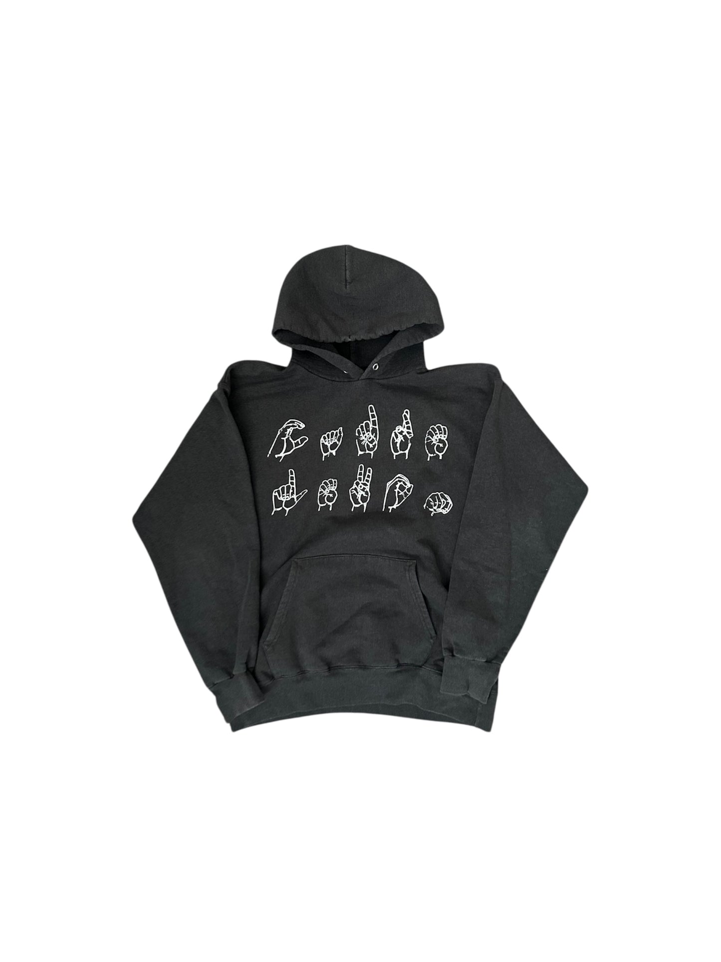 grey hoodie