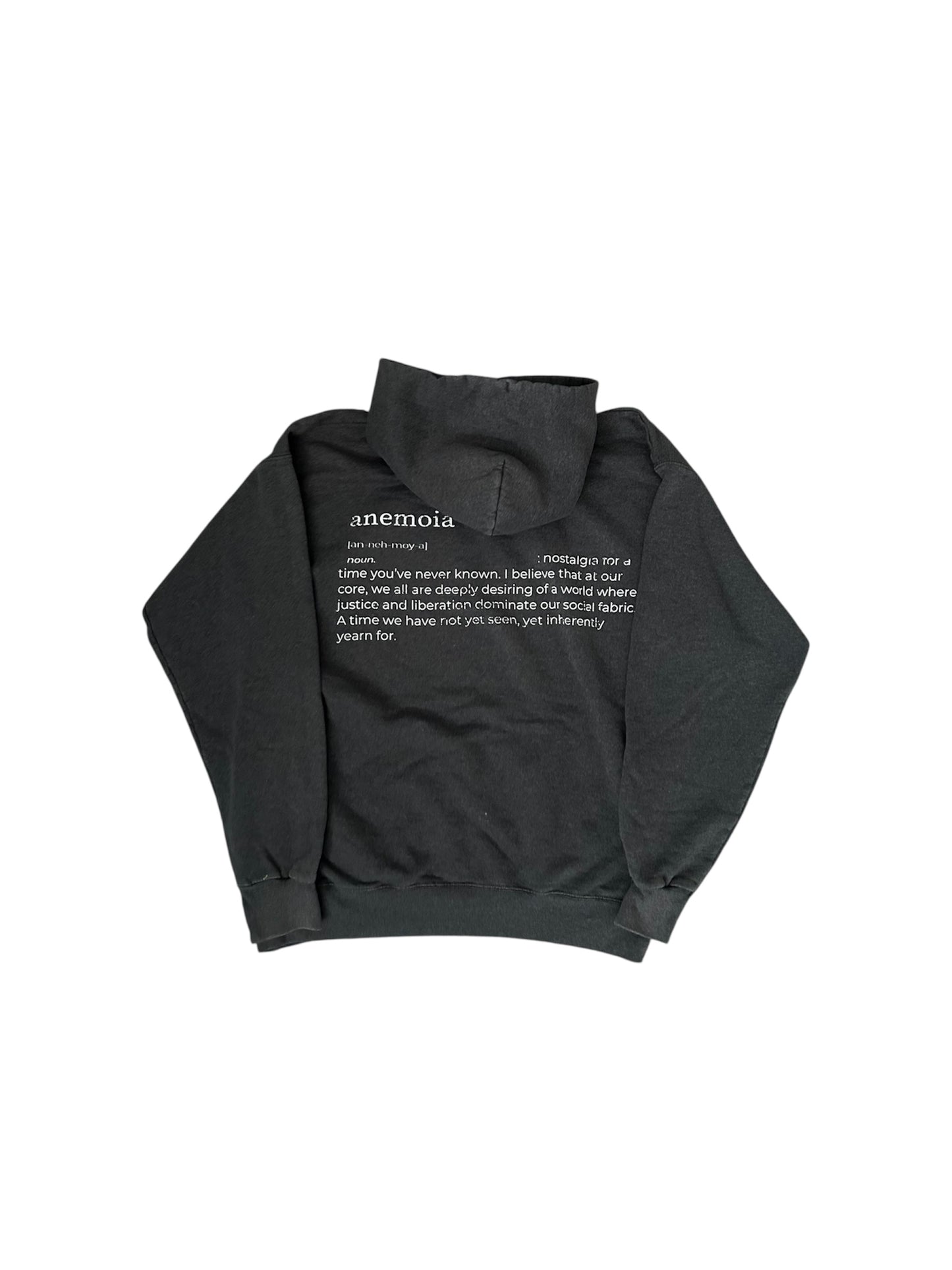 grey hoodie