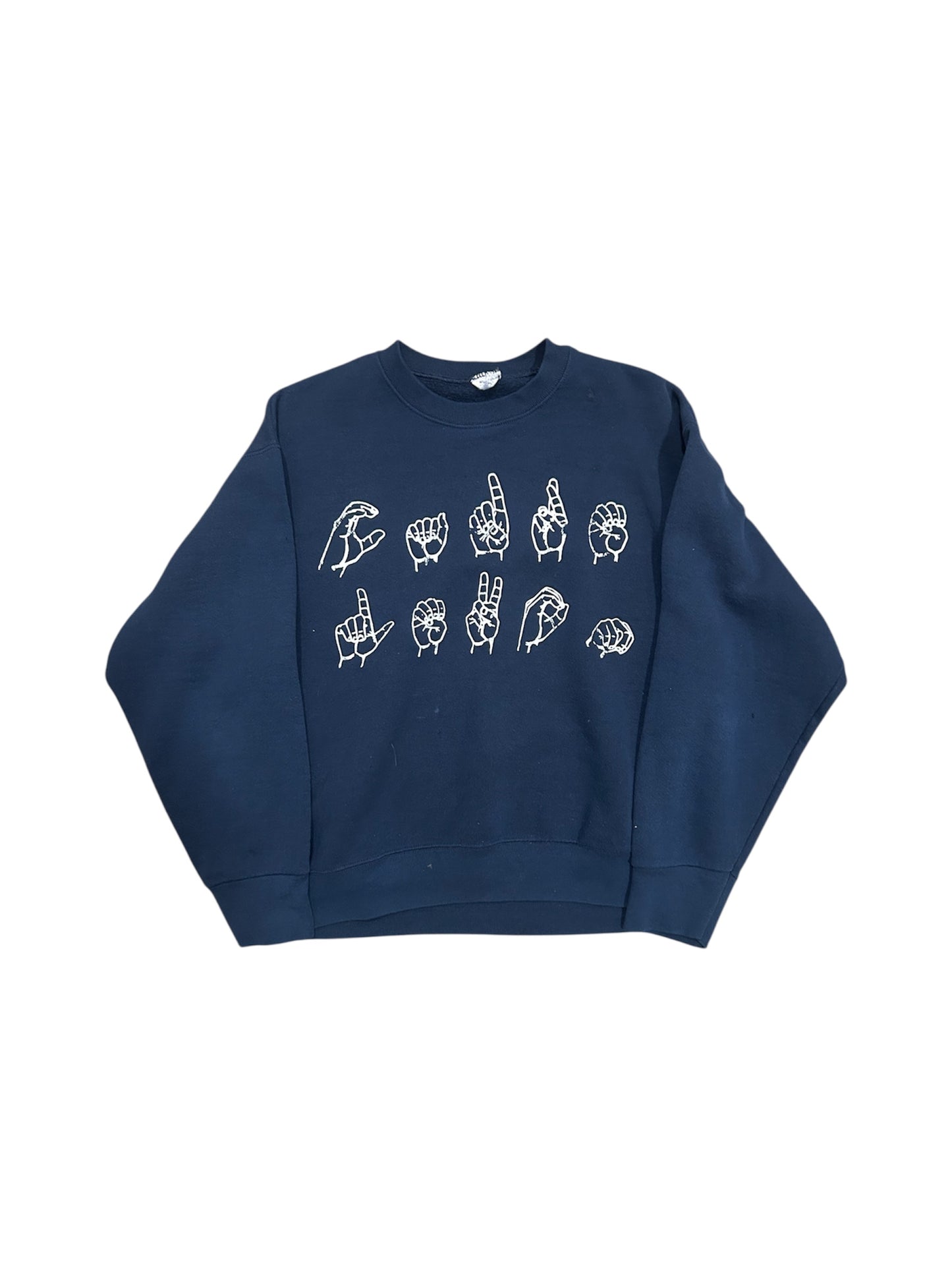 vintage navy crewneck