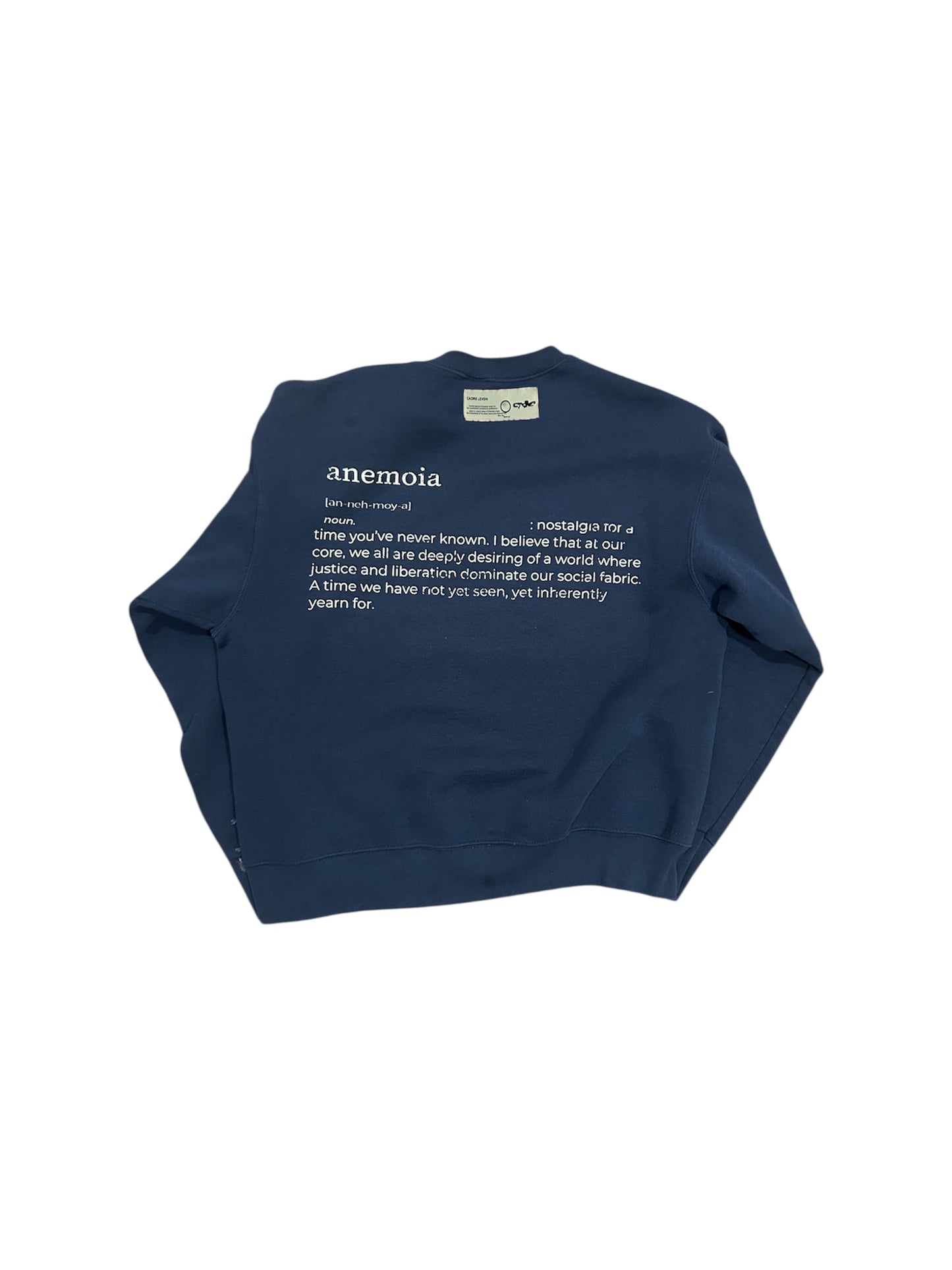 vintage navy crewneck