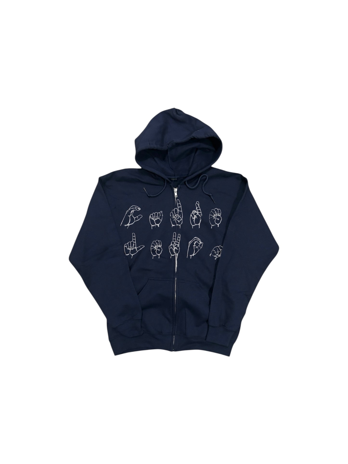 Navy Blue Zip Up